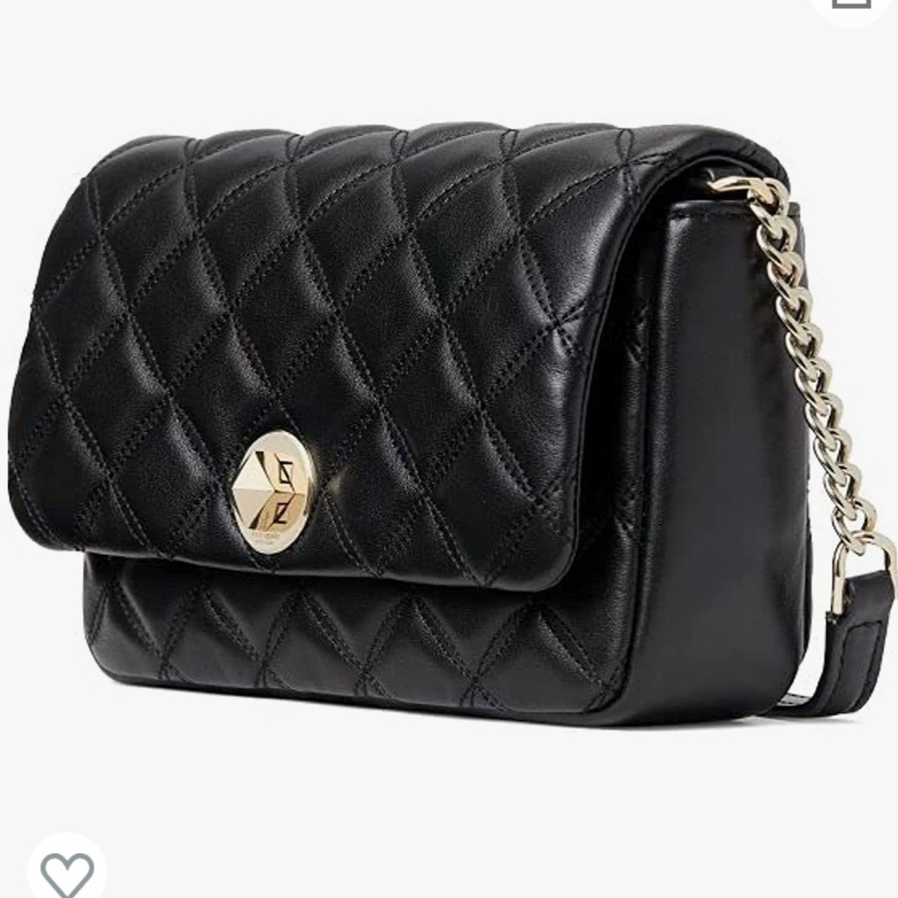 Kade Spade black leather crossbody. Brand new!